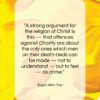 Edgar Allan Poe quote: “A strong argument for the religion of…”- at QuotesQuotesQuotes.com