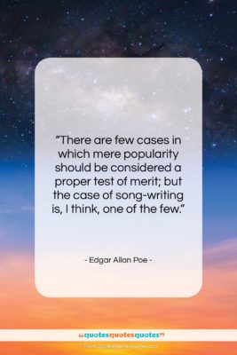 Edgar Allan Poe quote: “There are few cases in which mere…”- at QuotesQuotesQuotes.com