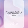 Edmond About quote: “Marriage, in life, is like a duel…”- at QuotesQuotesQuotes.com