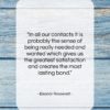 Eleanor Roosevelt quote: “In all our contacts it is probably…”- at QuotesQuotesQuotes.com