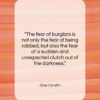 Elias Canetti quote: “The fear of burglars is not only…”- at QuotesQuotesQuotes.com