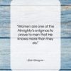 Ellen Glasgow quote: “Women are one of the Almighty’s enigmas…”- at QuotesQuotesQuotes.com