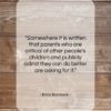 Erma Bombeck quote: “Somewhere it is written that parents who…”- at QuotesQuotesQuotes.com
