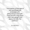Erma Bombeck quote: “Youngsters of the age of two and…”- at QuotesQuotesQuotes.com