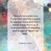 Eugene Ionesco quote: “Beauty is a precious trace that eternity…”- at QuotesQuotesQuotes.com