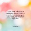 Ezra Pound quote: “In our time, the curse is monetary…”- at QuotesQuotesQuotes.com