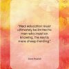 Ezra Pound quote: “Real education must ultimately be limited to…”- at QuotesQuotesQuotes.com