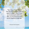 Francis Ford Coppola quote: “Ten Days That Shook The World, by…”- at QuotesQuotesQuotes.com