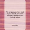 Franz Kafka quote: “So long as you have food in…”- at QuotesQuotesQuotes.com