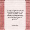 Fred Rogers quote: “Knowing that we can be loved exactly…”- at QuotesQuotesQuotes.com