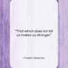 Friedrich Nietzsche quote: “That which does not kill us makes…”- at QuotesQuotesQuotes.com
