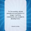 Friedrich Schiller quote: “In the society, where people are just…”- at QuotesQuotesQuotes.com