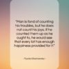 Fyodor Dostoevsky quote: “Man is fond of counting his troubles,…”- at QuotesQuotesQuotes.com