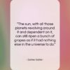 Galileo Galilei quote: “The sun, with all those planets revolving…”- at QuotesQuotesQuotes.com
