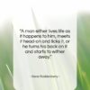 Gene Roddenberry quote: “A man either lives life as it…”- at QuotesQuotesQuotes.com