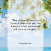 Georg Buchner quote: “The statue of Freedom has not been…”- at QuotesQuotesQuotes.com