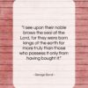 George Sand quote: “I see upon their noble brows the…”- at QuotesQuotesQuotes.com