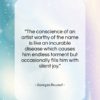 Georges Rouault quote: “The conscience of an artist worthy of…”- at QuotesQuotesQuotes.com