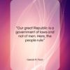 Gerald R. Ford quote: “Our great Republic is a government of…”- at QuotesQuotesQuotes.com