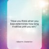 Gilbert K. Chesterton quote: “How you think when you lose determines…”- at QuotesQuotesQuotes.com
