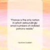 Gustave Courbet quote: “France is the only nation in which…”- at QuotesQuotesQuotes.com