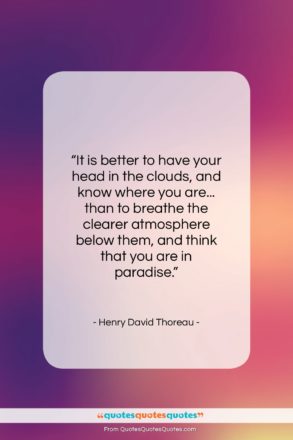 Henry David Thoreau quote: “It is better to have your head…”- at QuotesQuotesQuotes.com