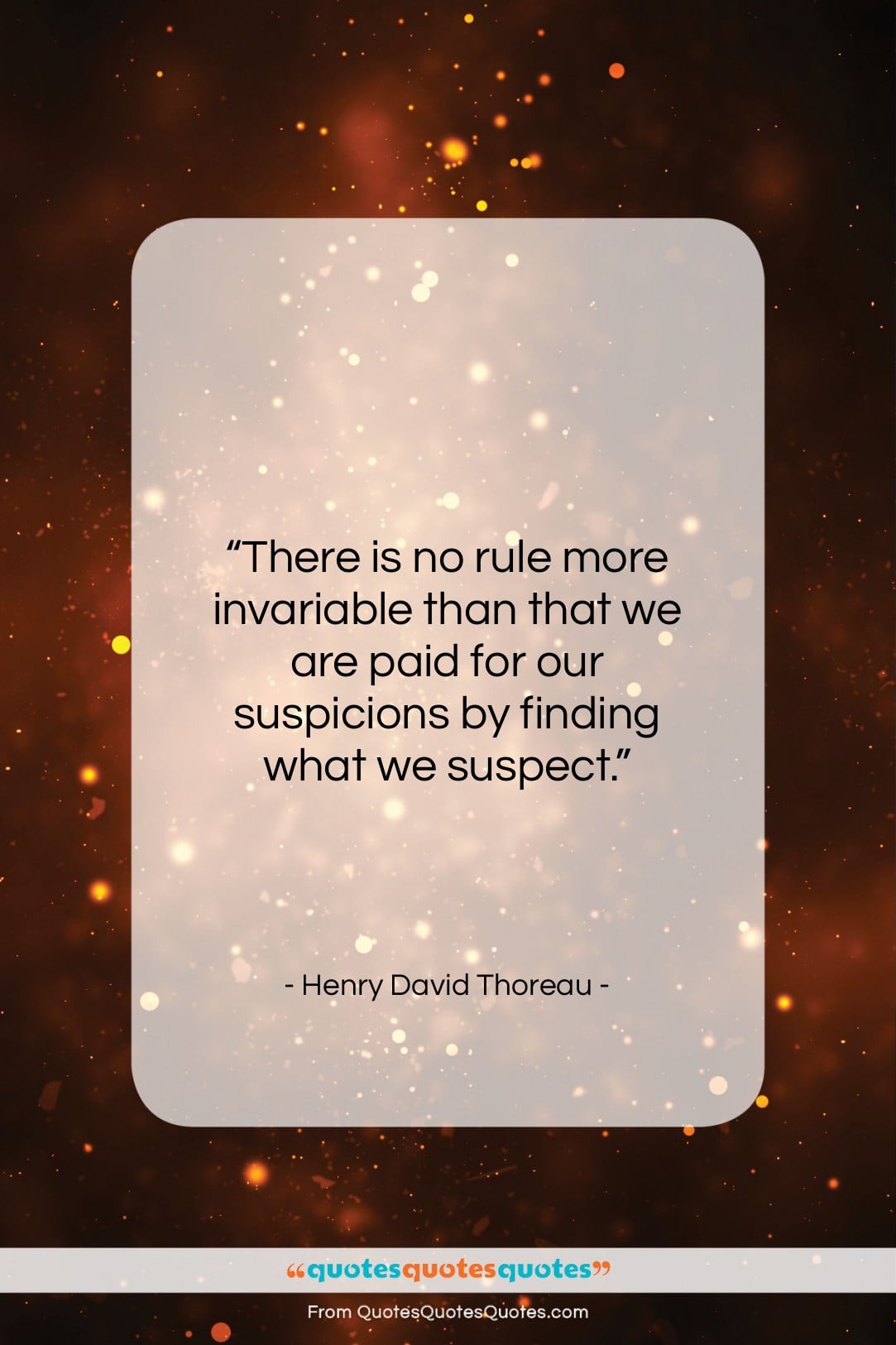 Henry David Thoreau quote: “There is no rule more invariable than…”- at QuotesQuotesQuotes.com