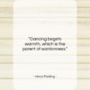 Henry Fielding quote: “Dancing begets warmth, which is the parent…”- at QuotesQuotesQuotes.com