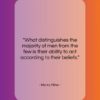 Henry Miller quote: “What distinguishes the majority of men from…”- at QuotesQuotesQuotes.com