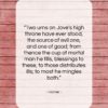 Homer quote: “Two urns on Jove’s high throne have…”- at QuotesQuotesQuotes.com