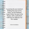 Honoré de Balzac quote: “Love has its own instinct, finding the…”- at QuotesQuotesQuotes.com