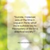 Honoré de Balzac quote: “Suicide, moreover, was at the time in…”- at QuotesQuotesQuotes.com