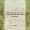 Horace quote: “The disgrace of others often keeps tender…”- at QuotesQuotesQuotes.com