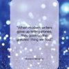 Howard Nemerov quote: “When modern writers gave up telling stories…”- at QuotesQuotesQuotes.com