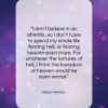 Isaac Asimov quote: “I don’t believe in an afterlife, so…”- at QuotesQuotesQuotes.com