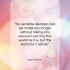 Isaac Asimov quote: “No sensible decision can be made any…”- at QuotesQuotesQuotes.com