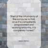 Isaac Asimov quote: “Part of the inhumanity of the computer…”- at QuotesQuotesQuotes.com