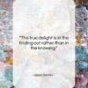 Isaac Asimov quote: “The true delight is in the finding…”- at QuotesQuotesQuotes.com