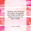 James A. Garfield quote: “Territory is but the body of a…”- at QuotesQuotesQuotes.com