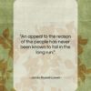 James Russell Lowell quote: “An appeal to the reason of the…”- at QuotesQuotesQuotes.com