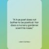 Jean Cocteau quote: “A true poet does not bother to…”- at QuotesQuotesQuotes.com