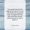 Jessamyn West quote: “You read a book from beginning to…”- at QuotesQuotesQuotes.com