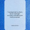 Jessica Savitch quote: “I worked half my life to be…”- at QuotesQuotesQuotes.com