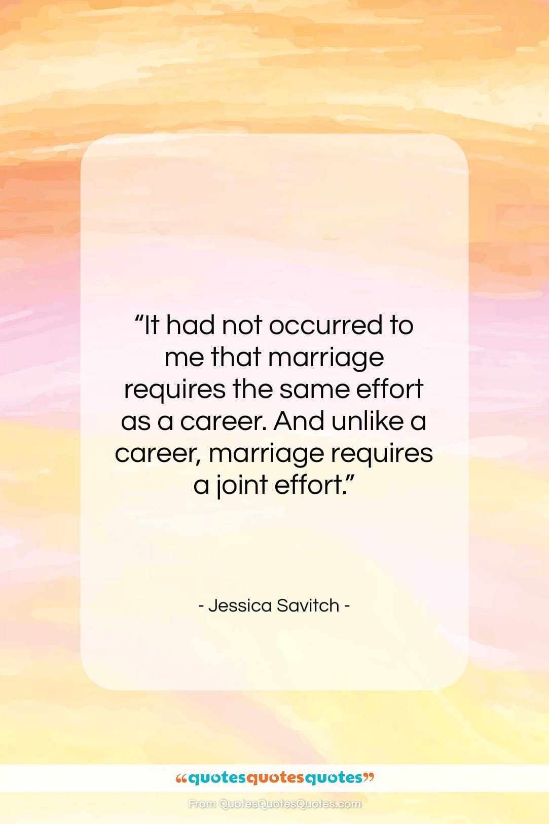 Jessica Savitch quote: “It had not occurred to me that…”- at QuotesQuotesQuotes.com