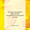 Jessica Savitch quote: “Women were seldom given quality assignments or…”- at QuotesQuotesQuotes.com