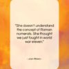 Joan Rivers quote: “She doesn’t understand the concept of Roman…”- at QuotesQuotesQuotes.com