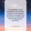 Johan Huizinga quote: “A superstition which pretends to be scientific…”- at QuotesQuotesQuotes.com