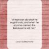 Johann Gottlieb Fichte quote: “A man can do what he ought…”- at QuotesQuotesQuotes.com