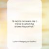 Johann Wolfgang von Goethe quote: “A man’s manners are a mirror in…”- at QuotesQuotesQuotes.com