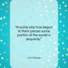 John Dewey quote: “Anyone who has begun to think places…”- at QuotesQuotesQuotes.com